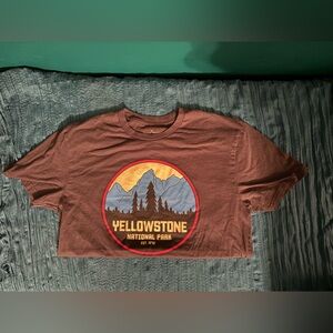 Yellowstone National Park Brown T-Shirt